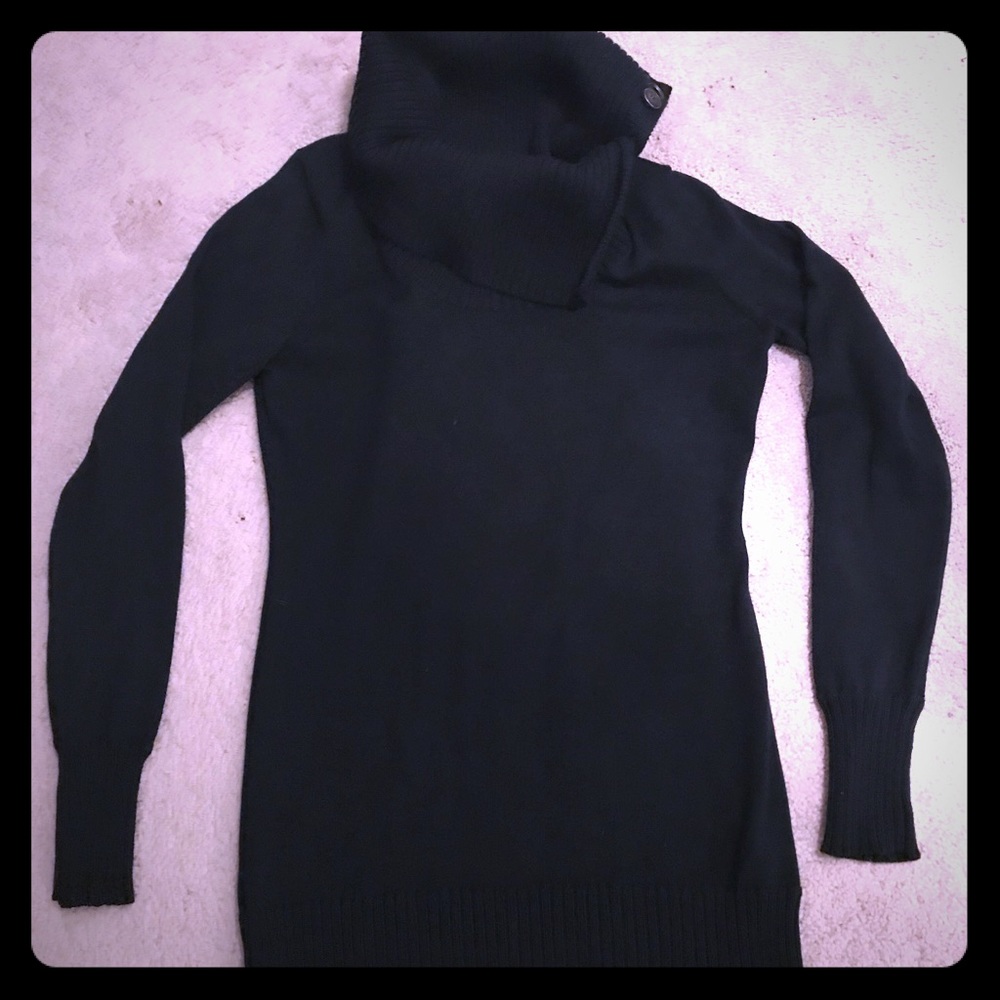 Tunic length sweater